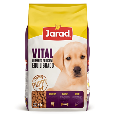 Jarad Vital Cachorros Puppy 3 Kg - Pienso Completo para el Crecimiento Saludable