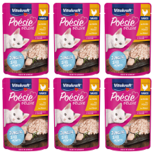 Vitakraft Poesie Delice Junior Pollo Tierno 85g – Alimentación Premium para Gatitos