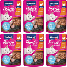 Vitakraft Poesie Delice Junior Pavo 85g – Nutrición Completa para Gatitos