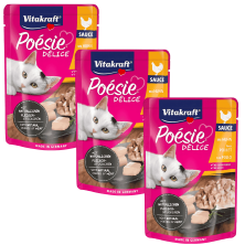 Vitakraft Poesie Delice Salsa Pollo – Sabor Irresistible para Gatos