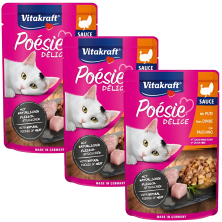 Vitakraft Poesie Delice Salsa Pavo 85g – Comida Húmeda Premium para Gatos