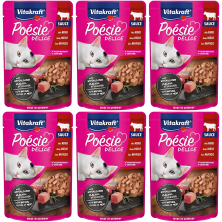 Vitakraft Poesie Delice Salsa Ternera 85g – Comida Húmeda Premium para Gatos