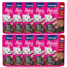Vitakraft Poesie Delice Salsa Ternera 85g – Comida Húmeda Premium para Gatos