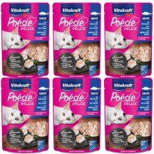 Vitakraft Poesie Delice Salsa Abadejo 85g – Comida Húmeda Premium para Gatos