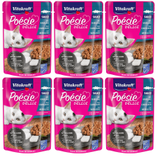 Vitakraft Poesie Delice Salsa Bacalao 85g – Alimentación Premium para Gatos