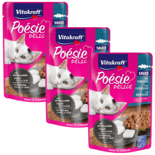 Vitakraft Poesie Delice Salsa Bacalao 85g – Alimentación Premium para Gatos