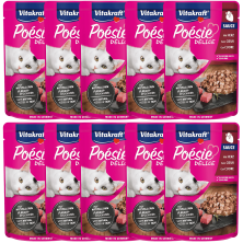 Vitakraft Poesie Delice Salsa Corazón 85g – Sabor irresistible para gatos