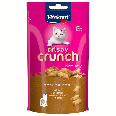 Vitakraft Crispy Crunch Antihairball 60g – Snacks para bolas de pelo