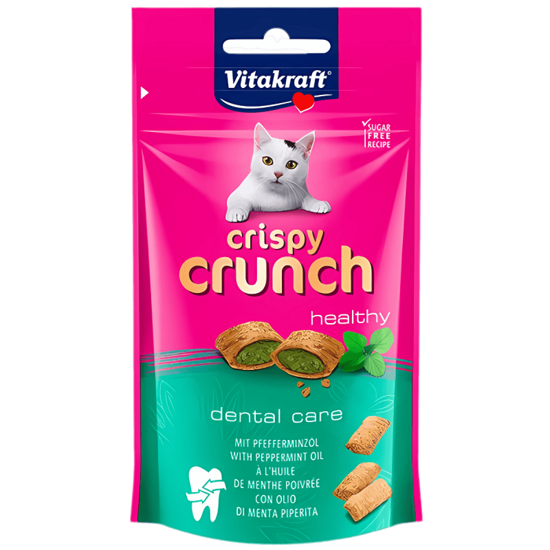 Vitakraft Crispy Crunch Dental Care 60g – Snack para el cuidado dental