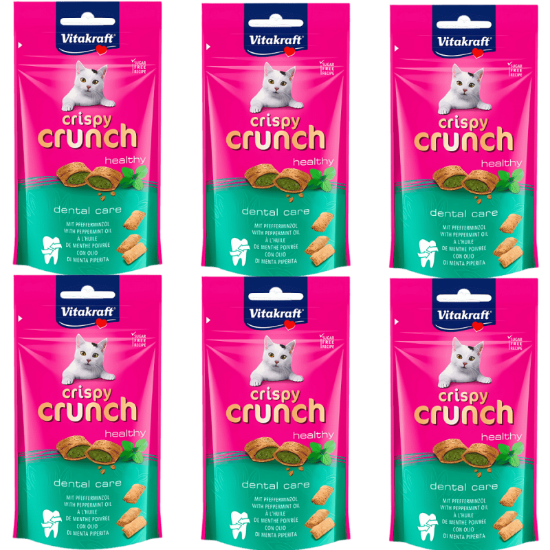 Vitakraft Crispy Crunch Dental Care 60g – Snack para el cuidado dental