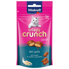 Vitakraft Crispy Crunch Salmón 60g – Snacks crujientes para gatos con salmón