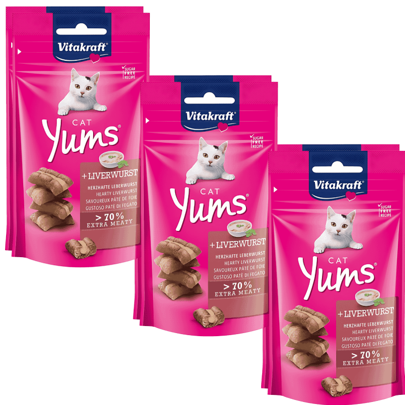 Vitakraft Cat Yums Paté 40g – Deliciosos snacks en paté para gatos