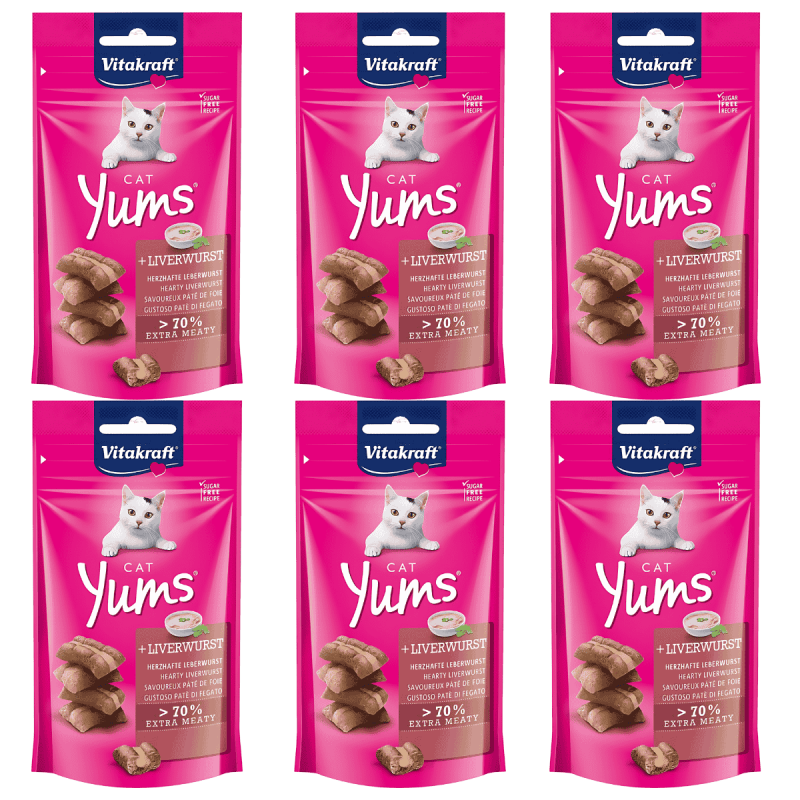 Vitakraft Cat Yums Paté 40g – Deliciosos snacks en paté para gatos