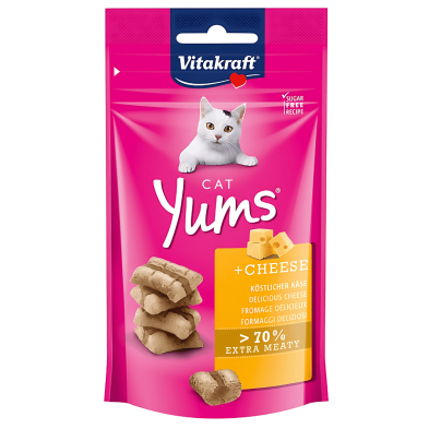 Vitakraft Cat Yums Queso 40g – Snacks irresistibles para gatos