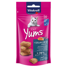 Vitakraft Cat Yums Salmón 40g – Snack jugoso y sabroso para gatos