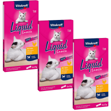 Vitakraft Liquid Snack Pollo con Taurina 90g – Snack cremoso y saludable para gatos