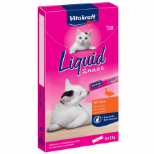 Vitakraft Liquid Snack Pato y Glucanos 90g – Snack cremoso para fortalecer defensas