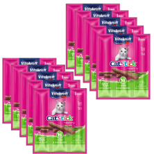 Vitakraft Cat Stick Pollo con Hierba Gatera 3x6g – Snack irresistible para gatos