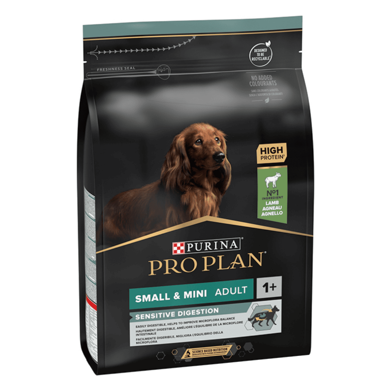 Purina Pro Plan Dog Small&Mini Adult Digest Cordero – Pienso para perros adultos de razas pequeñas con cordero