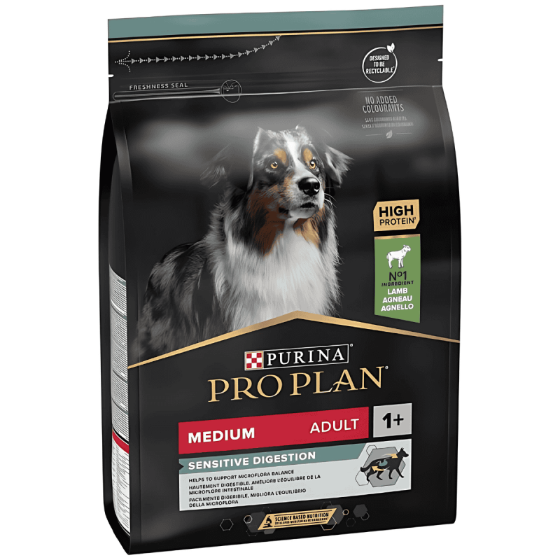 Purina Pro Plan Medium Adult Digest Cordero – Alta digestibilidad y bienestar