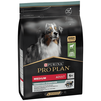 Purina Pro Plan Medium Adult Digest Cordero – Alta digestibilidad y bienestar