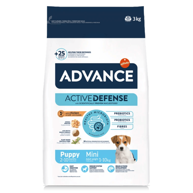 Advance Puppy Mini Pollo y Arroz | Pienso Cachorros Raza Pequeña