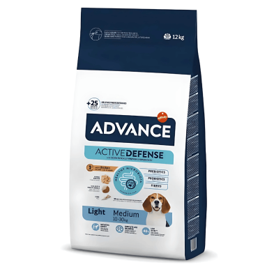 Advance Medium Light Pollo y Arroz | Pienso Control de Peso Perros Medianos