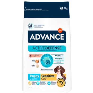 Suplementa la dieta de tu cachorro con Advance Puppy Sensitive.
