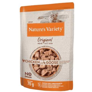 Nature's Variety Original Pollo y Ganso 70g | Paté natural sin cereales para gatos