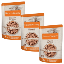 Nature's Variety Original Pollo y Ganso 70g | Paté natural sin cereales para gatos