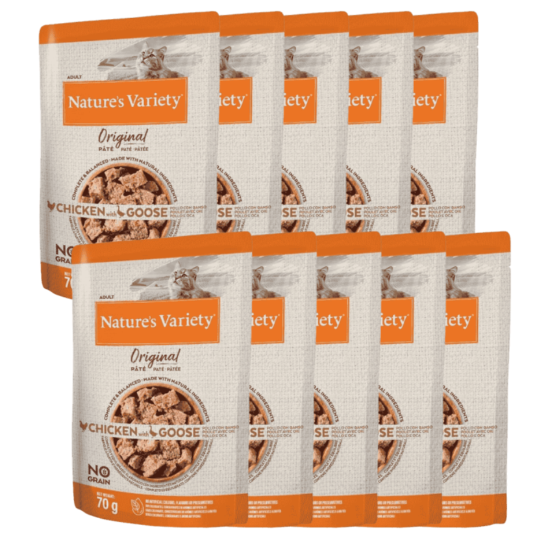 Nature's Variety Original Pollo y Ganso 70g | Paté natural sin cereales para gatos