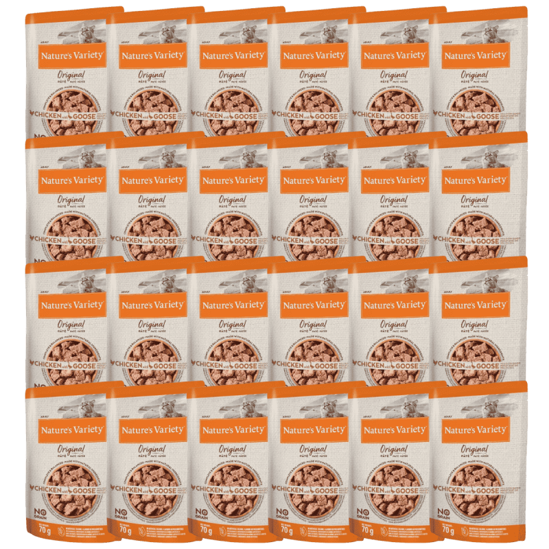 Nature's Variety Original Pollo y Ganso 70g | Paté natural sin cereales para gatos