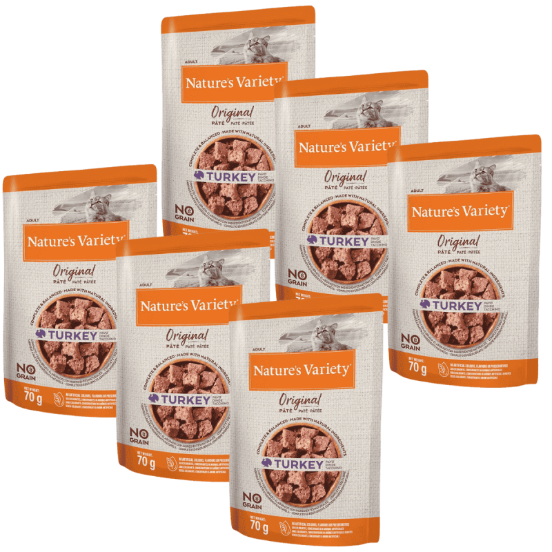 Nature's Variety Original Pavo 70g | Comida húmeda natural para gatos adultos