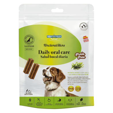 Mediterranean Natural Functional Snacks Salud Bucal | Cuidado Oral para Perros