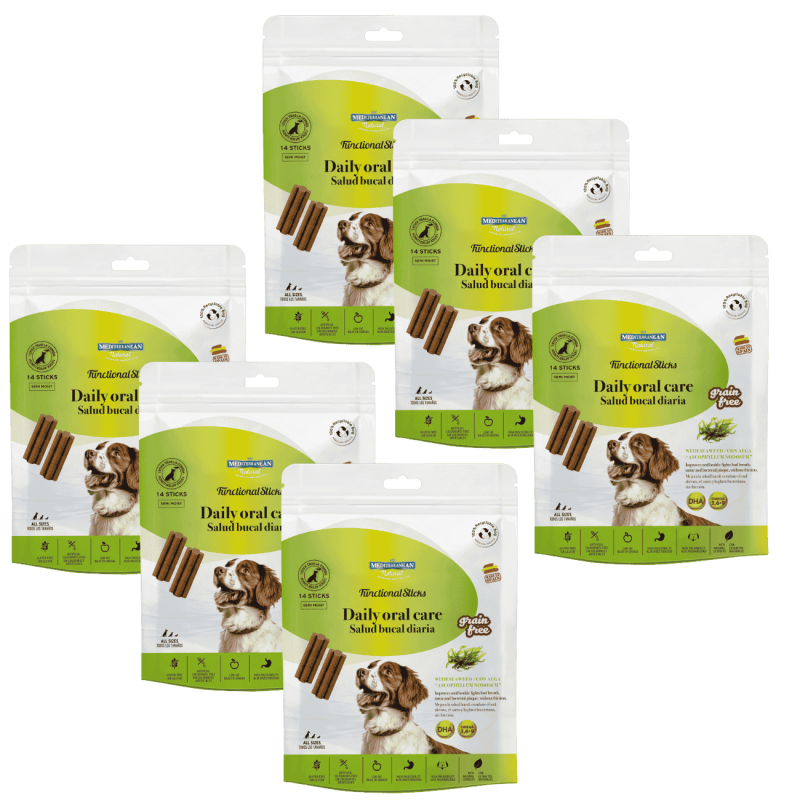 Mediterranean Natural Functional Snacks Salud Bucal | Cuidado Oral para Perros