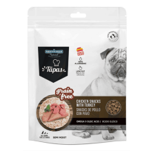 Mediterranean Natural Tapas Grain Free Pollo y Pavo 150 gr | Snack Natural para Perros