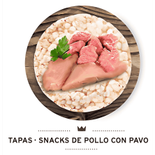 Mediterranean Natural Tapas Grain Free Pollo y Pavo 150 gr | Snack Natural para Perros