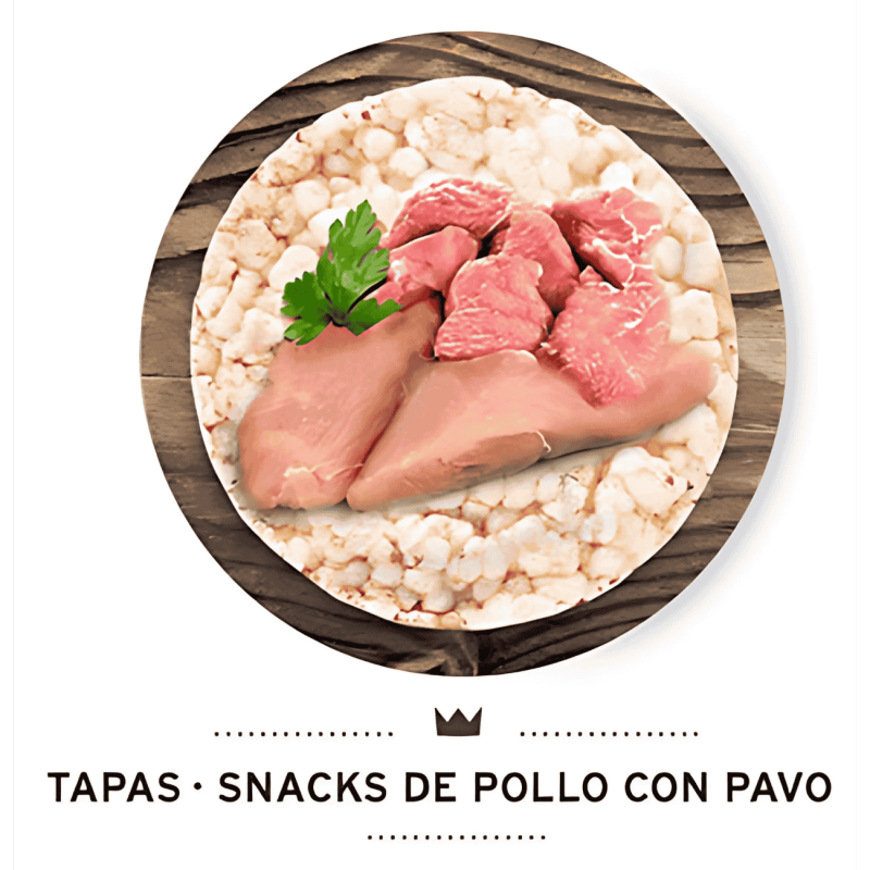 Mediterranean Natural Tapas Grain Free Pollo y Pavo 150 gr | Snack Natural para Perros