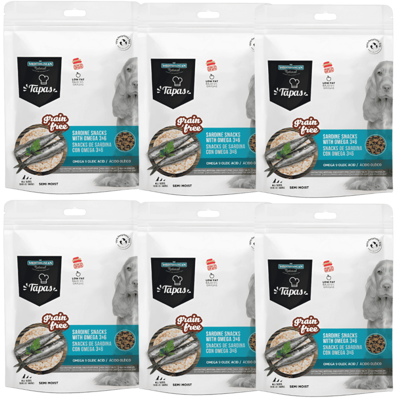 Mediterranean Natural Tapas Grain Free Sardina con Omega 3 y 6 - 150 gr | Snack Saludable