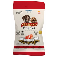Mediterranean Natural Snacks Serrano Jamón 85 gr | Snack Natural para Perros