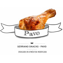 Mediterranean Natural Snacks Serrano Pavo 85 gr | Snack Natural para Perros