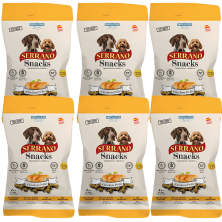 Mediterranean Natural Snacks Serrano Pollo 85 gr | Snack Natural para Perros
