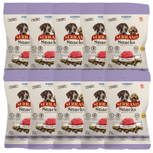 Mediterranean Natural Snacks Serrano Buey 85 gr | Snack Natural para Perros