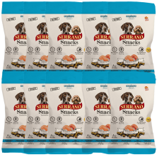 Mediterranean Natural Snacks Serrano Salmón 85 gr | Snack Natural para Perros
