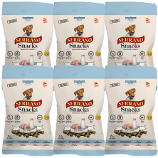 Mediterranean Natural Snacks Serrano Cachorro 85 gr | Snack Natural para Perros