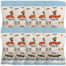 Mediterranean Natural Snacks Serrano Cachorro 85 gr | Snack Natural para Perros
