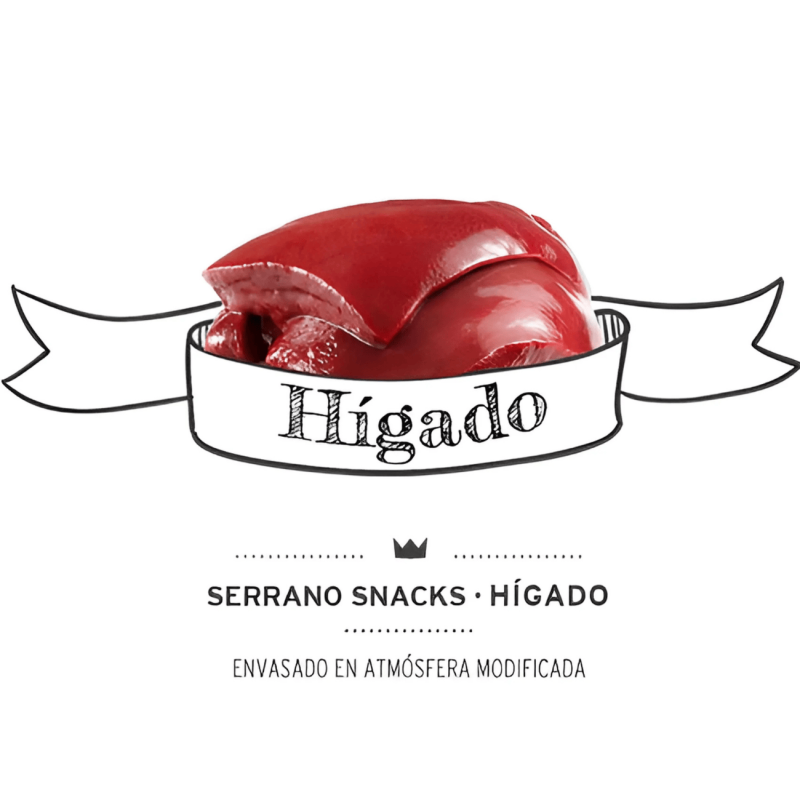 Mediterranean Natural Snacks Serrano Hígado 85 gr | Snack Natural para Perros