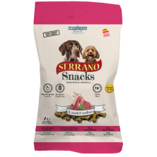 Mediterranean Natural Snacks Serrano Cordero 85 gr | Snack Natural para Perros