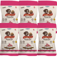 Mediterranean Natural Snacks Serrano Cordero 85 gr | Snack Natural para Perros