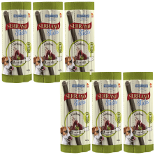 Mediterranean Natural Snacks Serrano Barritas Cordero 16 Uds | Snack Natural para Perros